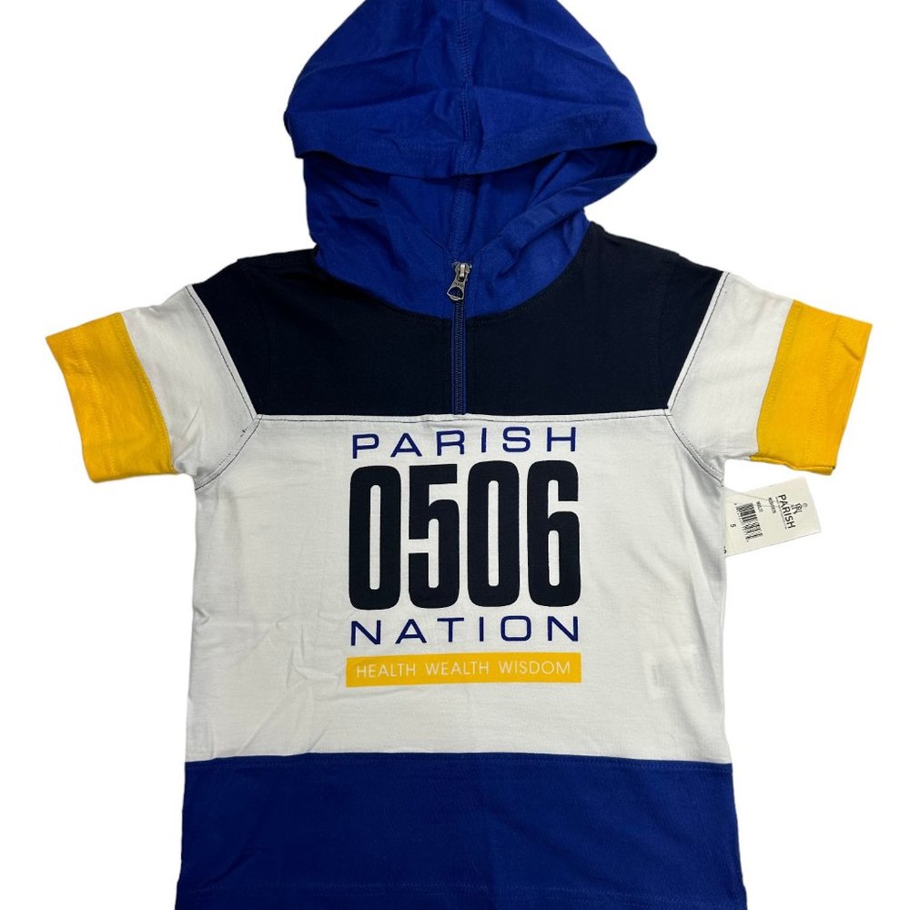 Parish Nation Hooded Colorblock Tee (5/M)